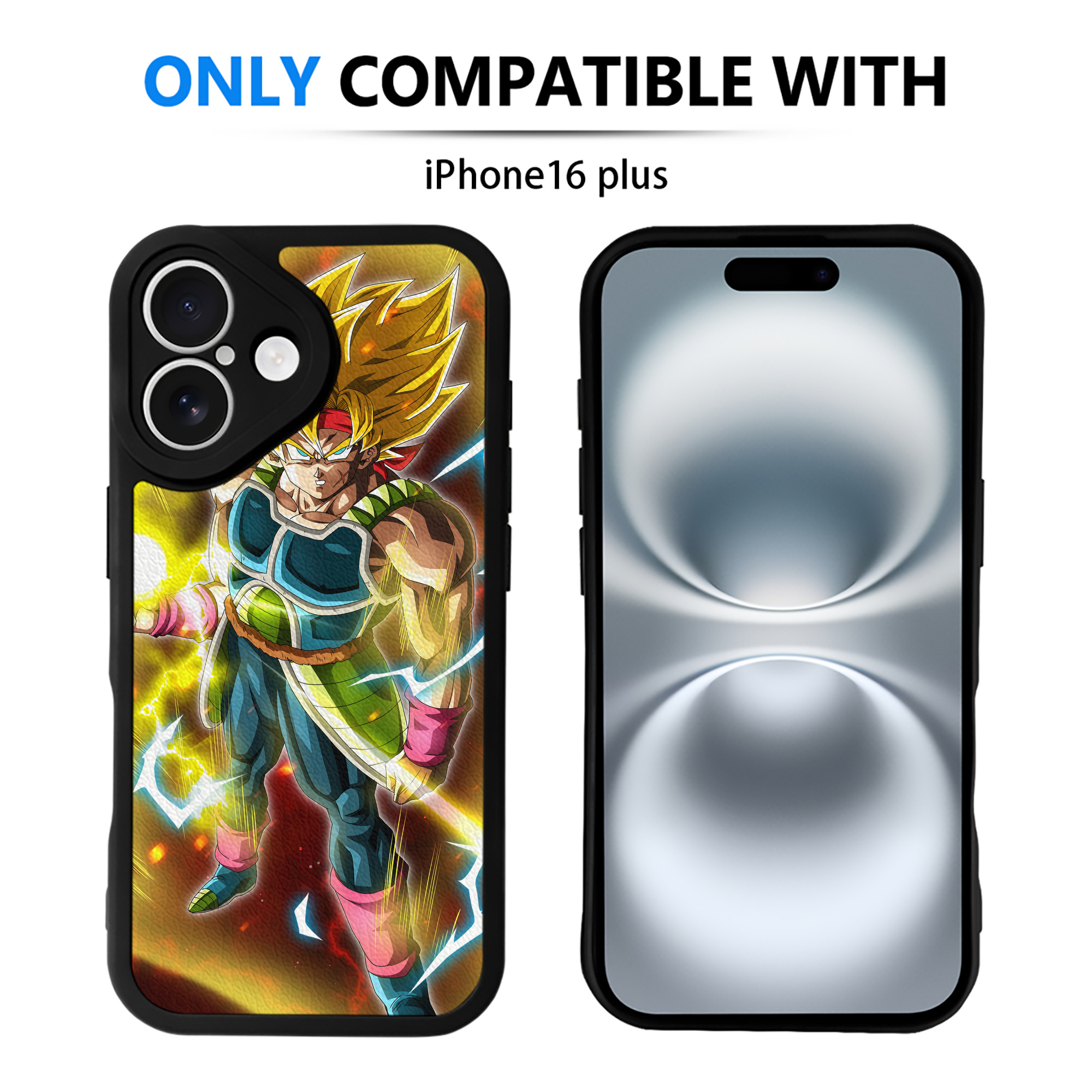 （画像用） ドラゴンボール DRAGON BALL 【iPhone 16シリーズ対応】シリコンスマホケース（レザー調） 材質：シリコン
